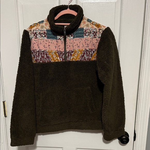 Lucky Brand Multicolor Patchwork Sweater - Picture 1 of 2